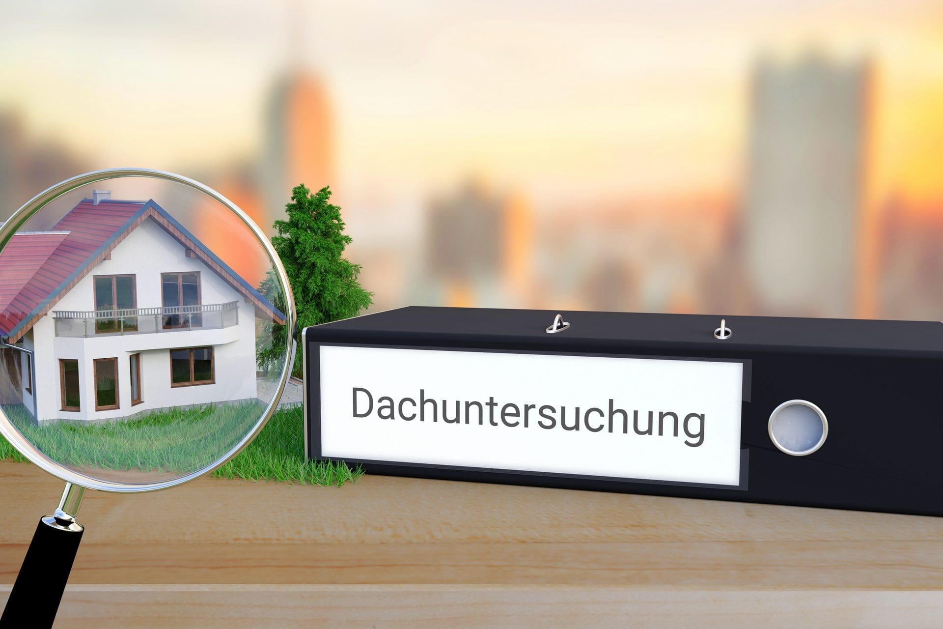 Dachuntersuchung | Ein Dach Gutachter kommt zum Einsatz, wenn es um Schäden am Dach geht, die saniert und ggf. von einer Versicherung bezahlt werden müssen. Sachverständige aus dem Dachdeckerhandwerk beraten aber auch vor schadenunabhängigen Sanierungsmaßnahmen und begutachten Baumängel am Dach (© MQ-Illustrations / stock.adobe.com)