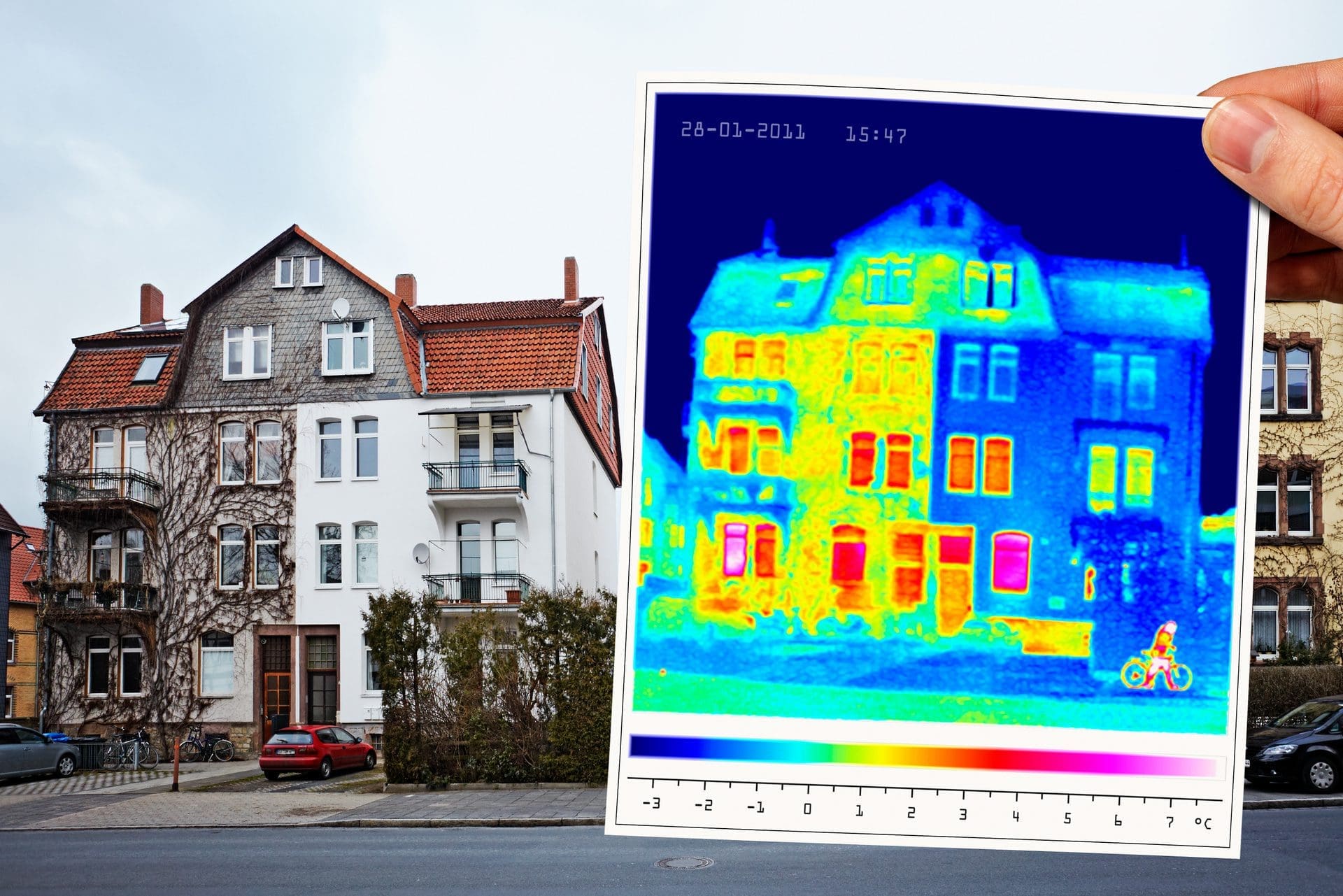 Teilweise Haussanierung mit Verbesserung der Wärmedämmung - derartige Modernisierungen / Verbesserungen werden nach einem Schaden in der Regel von der Versicherung nicht geleistet; reine Wiederherstellungen und Reparaturen allerdings schon. (© Ingo Bartussek / stock.adobe.com)