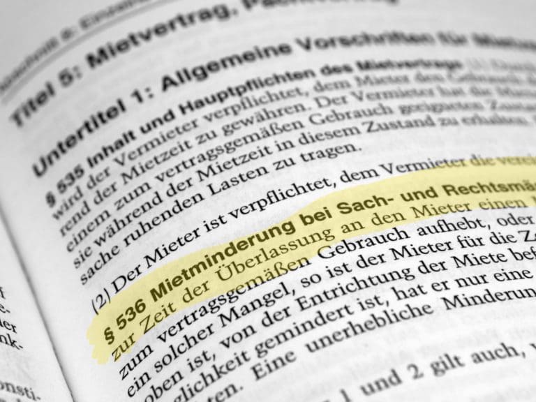 Mietminderung wegen eines Wasserschadens in jedem Fall möglich?