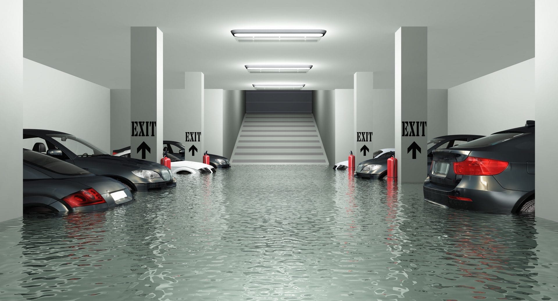 Wasserschaden, Garage, Versicherung | Wer zahlt eigentlich für die Schäden an Fahrzeugen und sonstigen Gegenständen in der Garage, wenn es dort zu einem Wassereinbruch kommt?! (© bht2000 / stock.adobe.com)